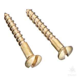 10366 Шуруп с полупотайной головкой прямой шлиц DIN 95, латунь 1.6x12 PU=S (упак 50 шт)