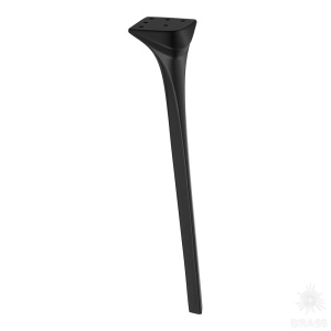 3020 400 Matt Black Опора мебельная Panama, чёрный 400 мм